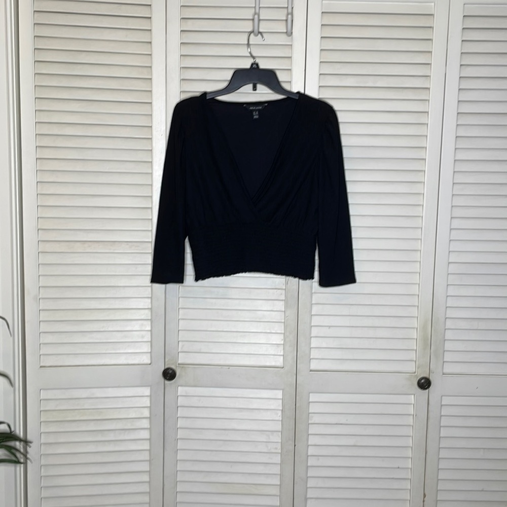 Black Crop top